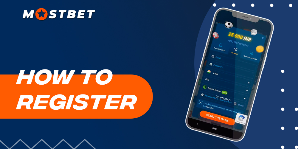 To play Mostbet casino games and place sports bets, you should pass the registration first