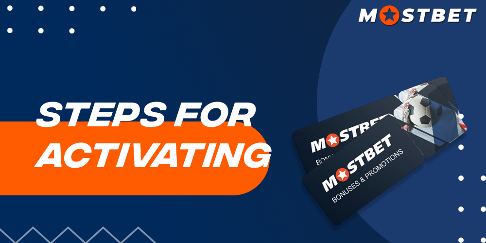 To activate a promo code on Mostbet, you don't have to follow any complicated instructions