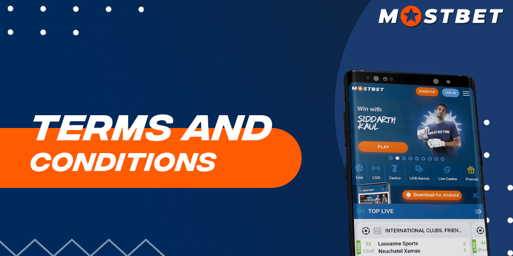 Like all reputable and credible online bookmakers, Mostbet has created a set of terms and conditions for all its bonuses and promotions